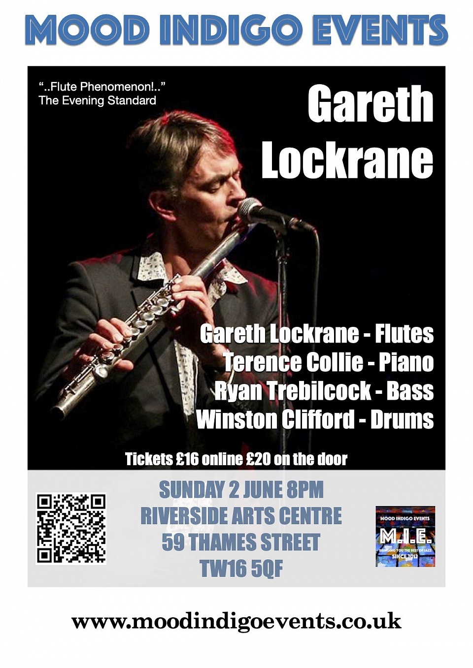 Gareth Lockrane - Riverside Arts Jazz